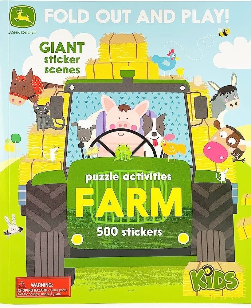 PUZZLE ACTIVITIES. FARM.500 PEGATINAS