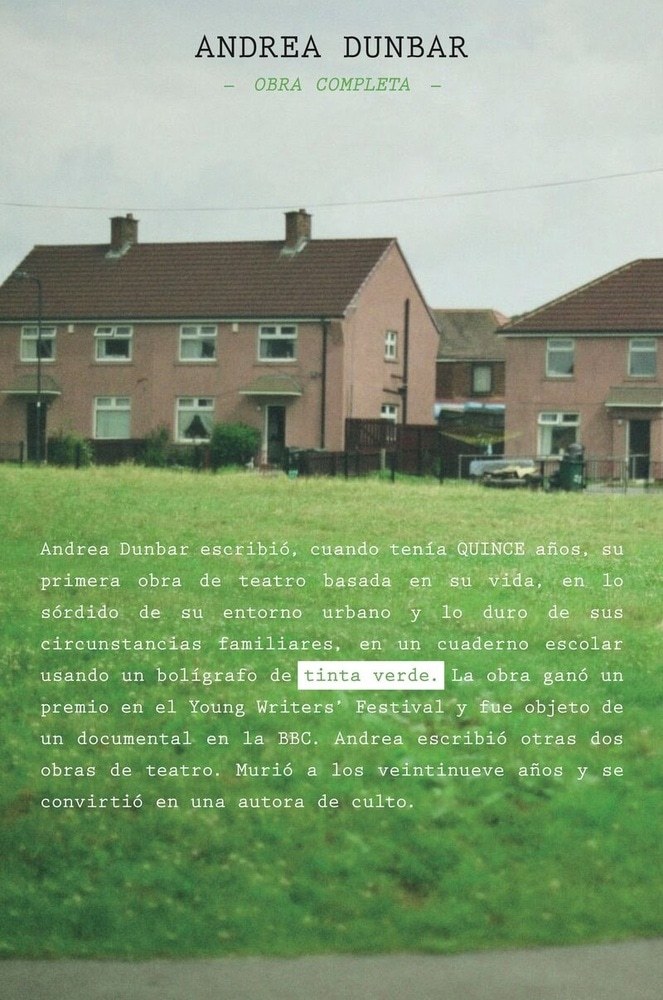 ANDREA DUNBAR OBRA COMPLETA (Nuevo)
