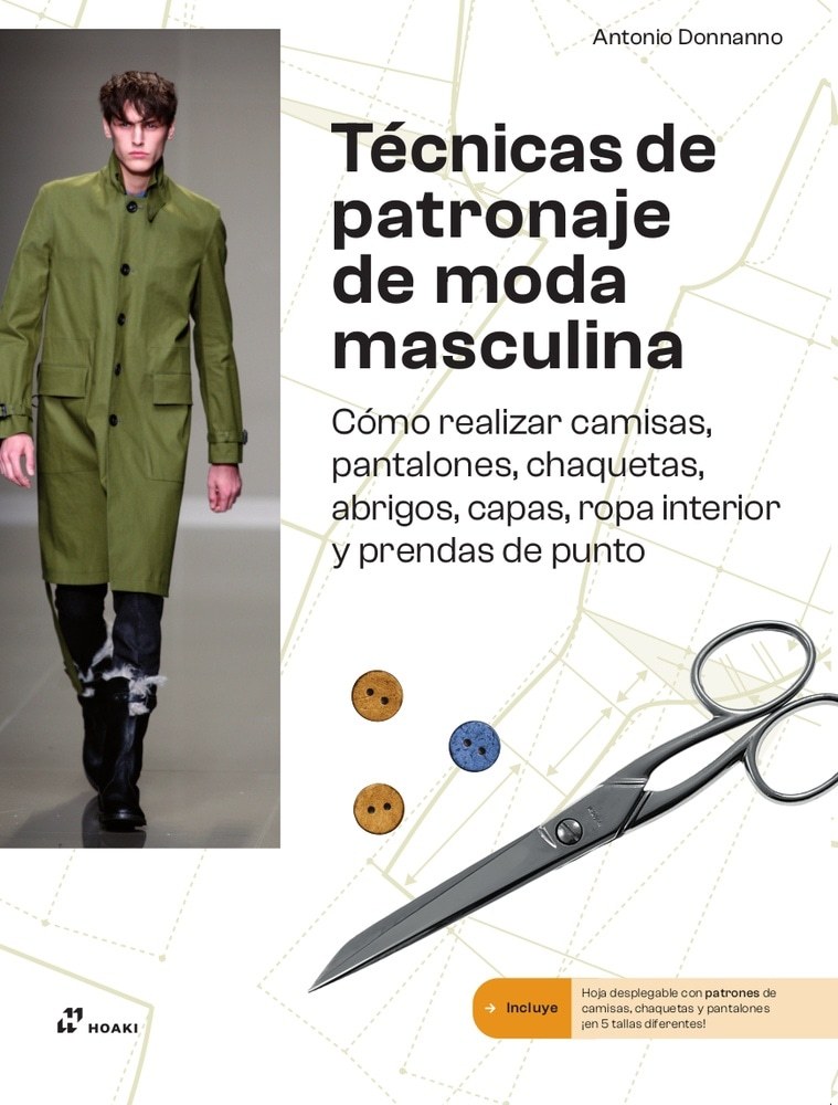TECNICAS DE PATRONAJE DE MODA MASCULINA (Nuevo)