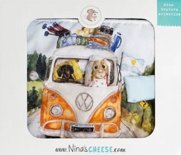 NINA EXPLORA ARGENTINA. LIBRO DE TELA (Nuevo)