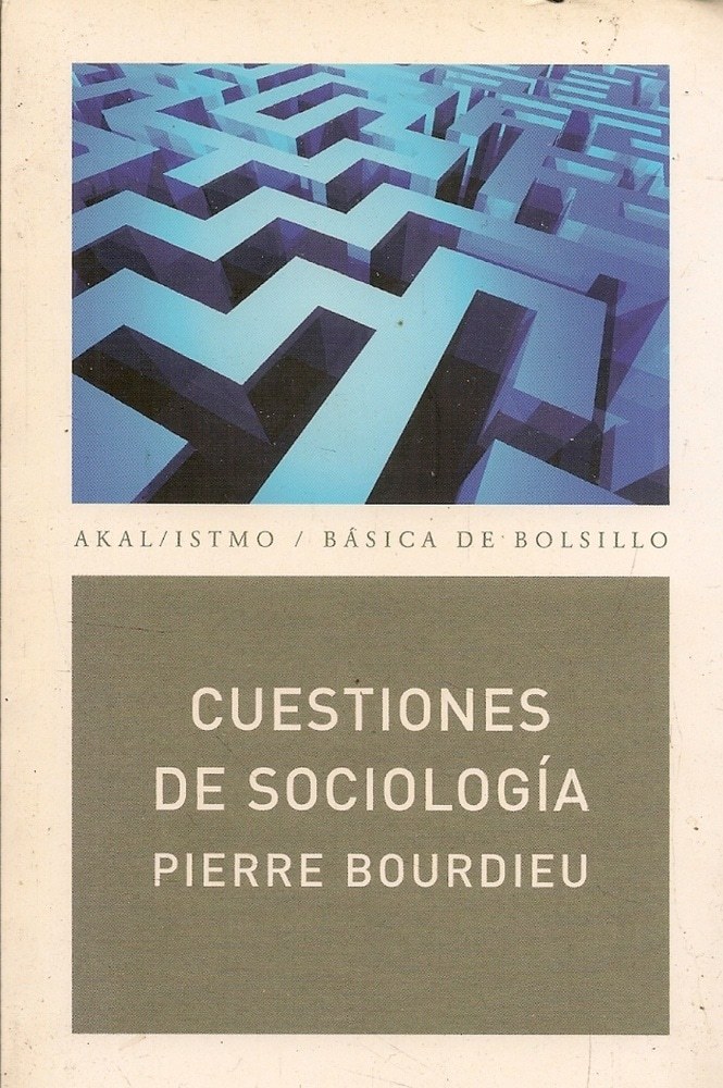 CUESTIONES DE SOCIOLOGÍA (Nuevo)