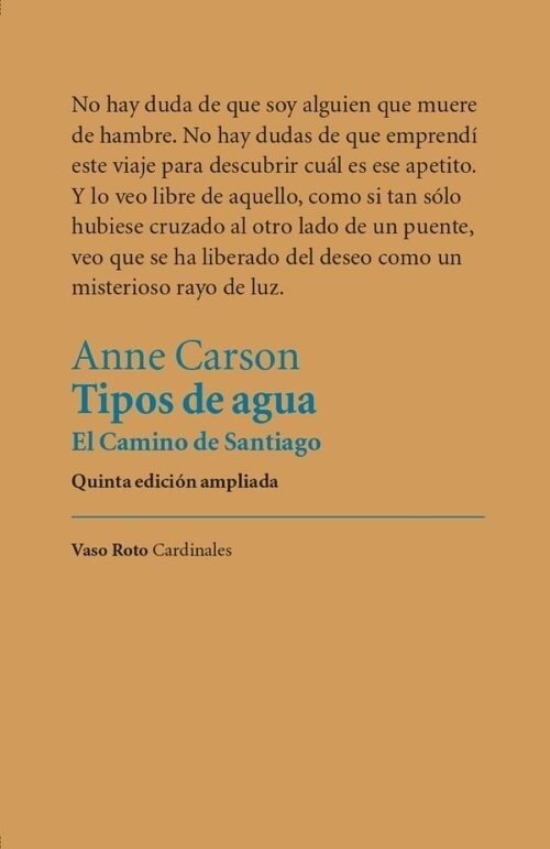 TIPOS DE AGUA (5A ED) (Nuevo)