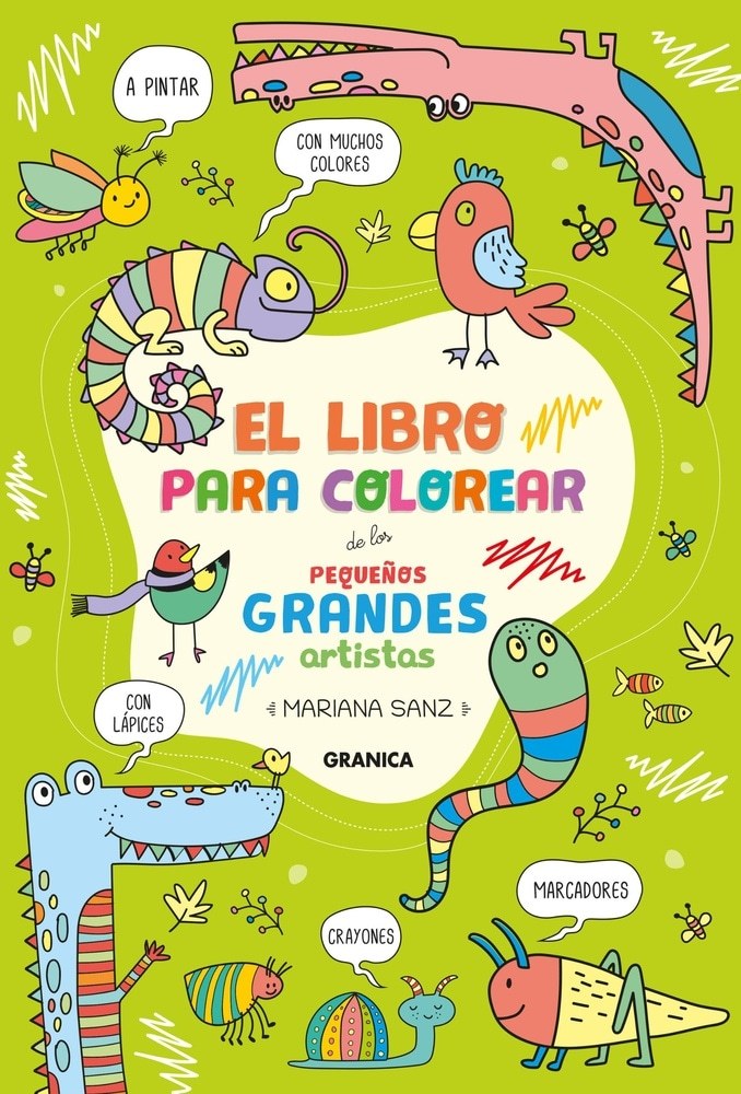 LIBRO PARA COLOREAR DE LOS PEQUEÑOS GRANDES ARTISTAS