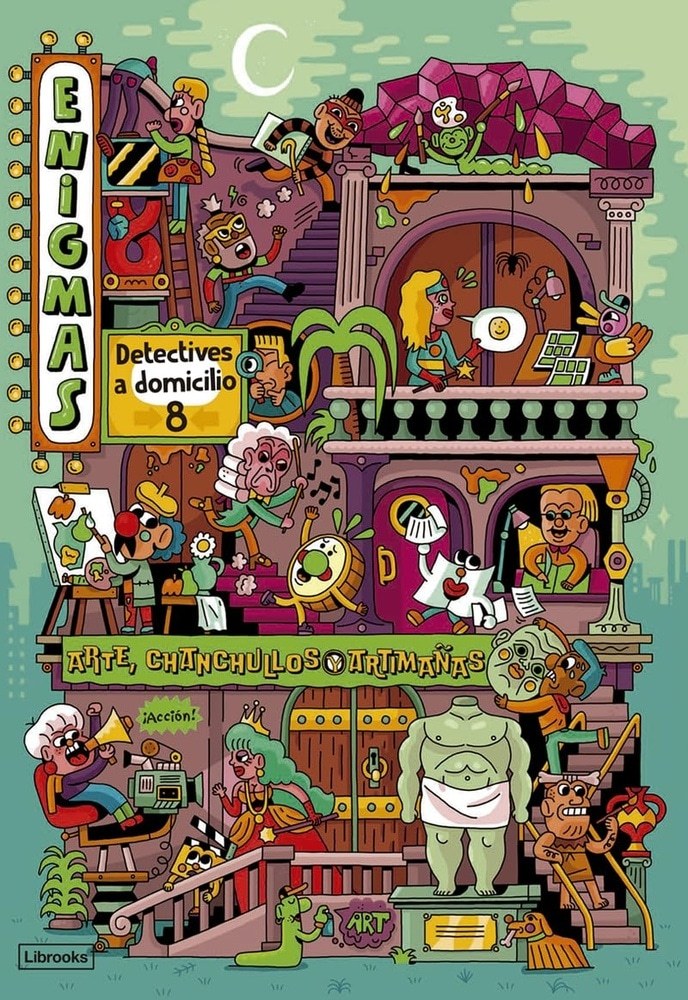ENIGMAS DETECTIVES A DOMICILIO 8 ARTE, CHANCULLOS Y ARTIMAÑAS (Nuevo)