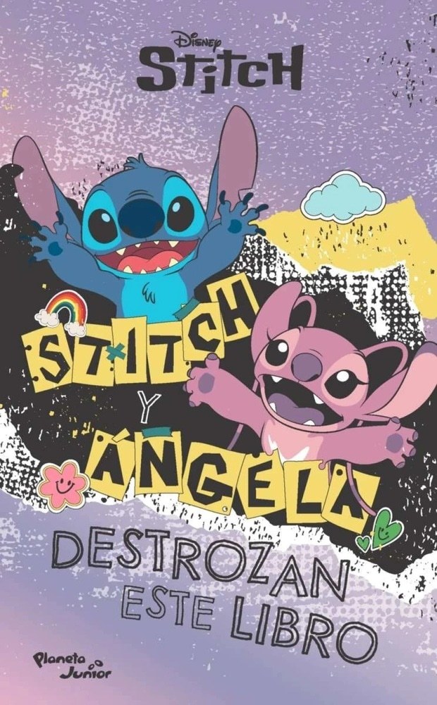 STITCH Y ANGELA DESTROZAN ESTE DIARIO
