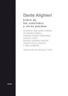 LIBRO DE LAS CANCIONES Y OTRAS RIMAS (Nuevo)