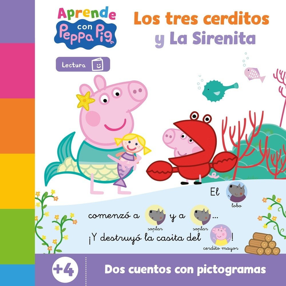 APRENDE CON PEPPA. LOS TRES CERDITOS Y L