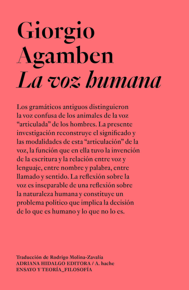 LA VOZ HUMANA