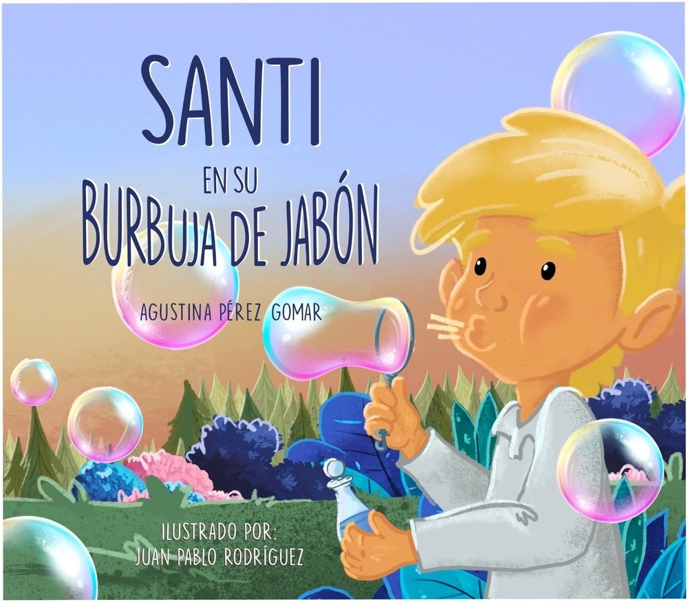 SANTI EN SU BURBUJA DE JABON