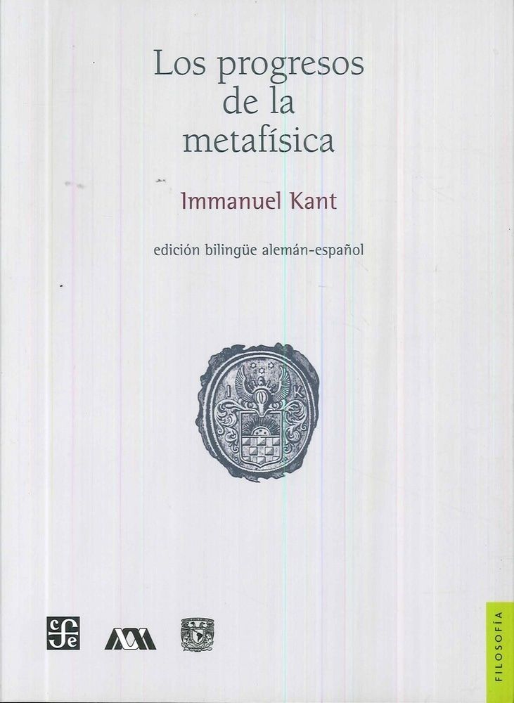 LOS PROGRESOS DE LA METAFISICA