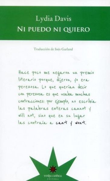 NI PUEDO NI QUIERO