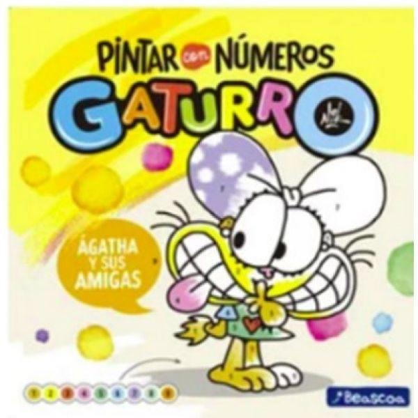 PINTA CON NÚMEROS GATURRO. AGATHA Y SUS