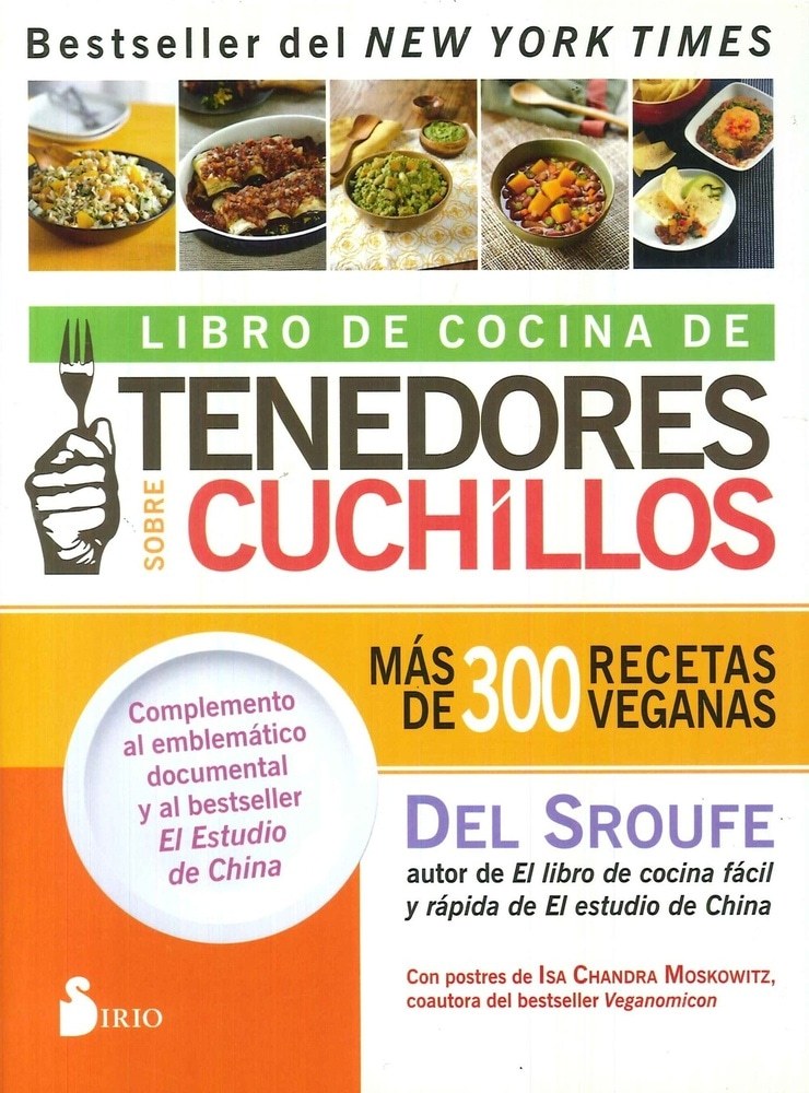 LIBRO DE COCINA TENEDORES SOBRE CUCHILLO