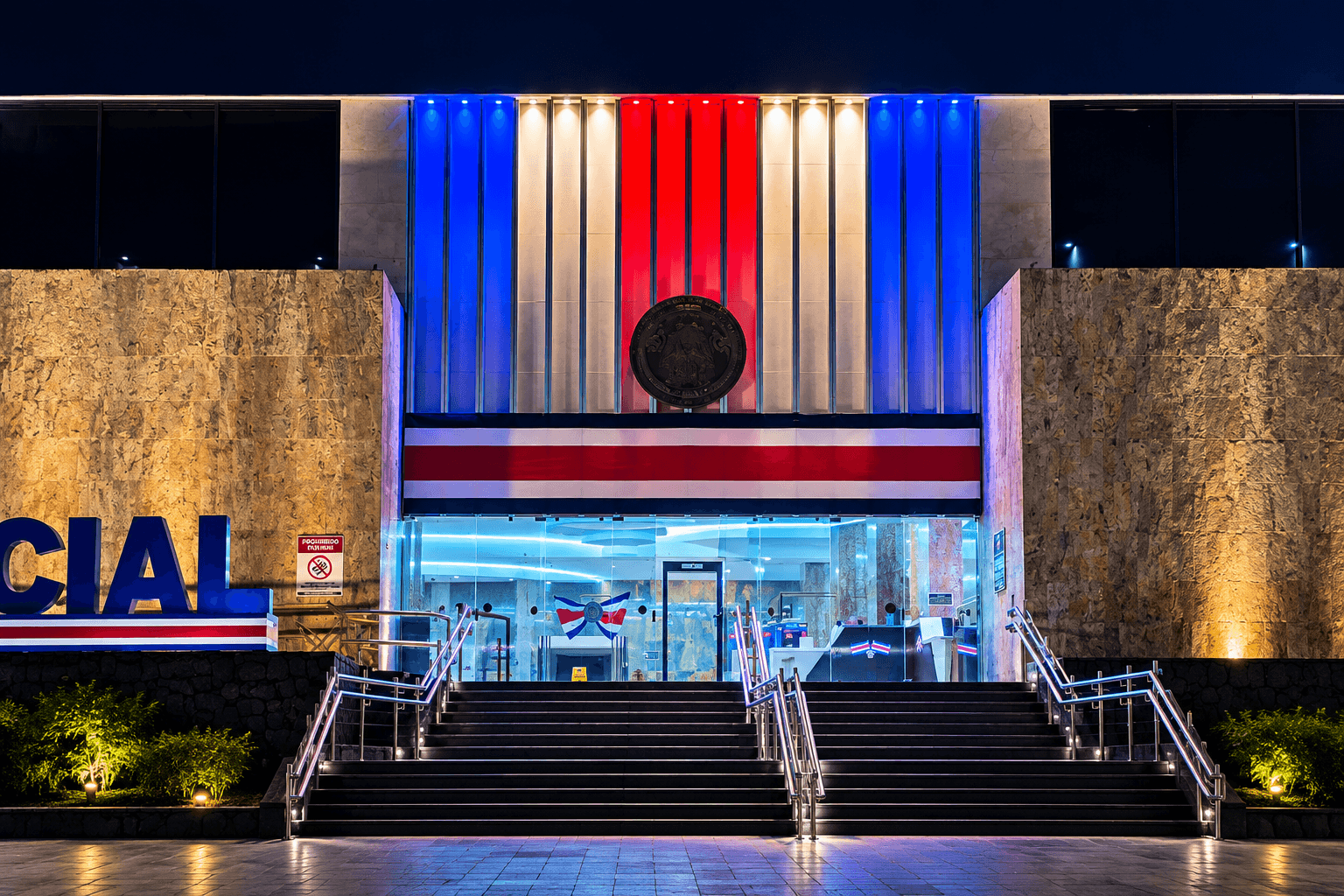 Fachada del Poder Judicial de Costa Rica