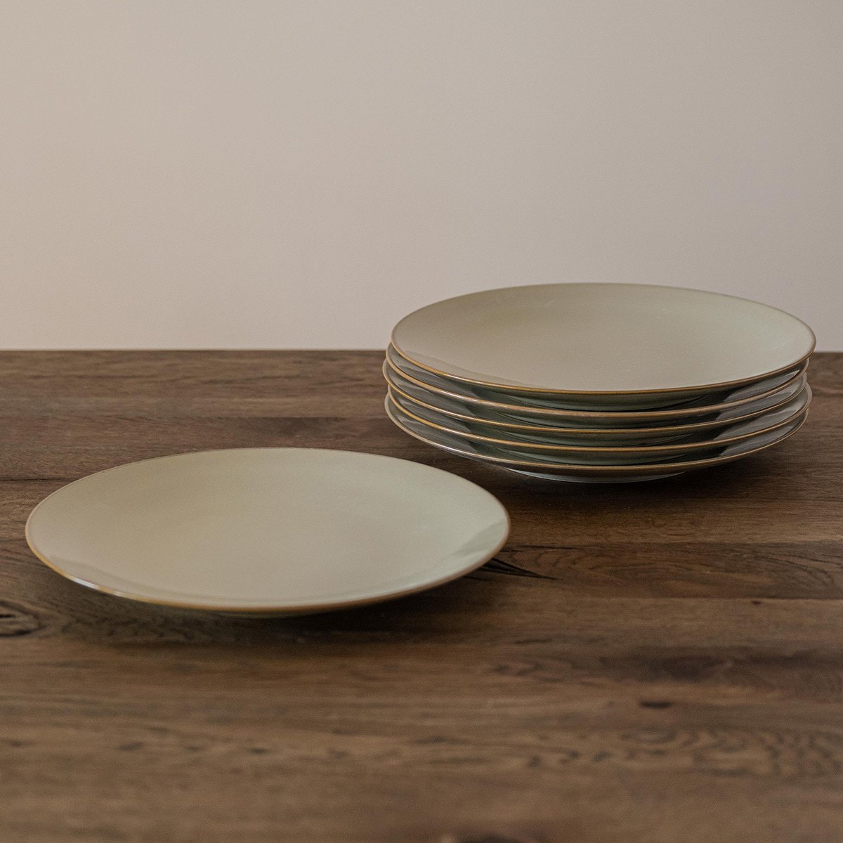 Plato Postre Vento Beige