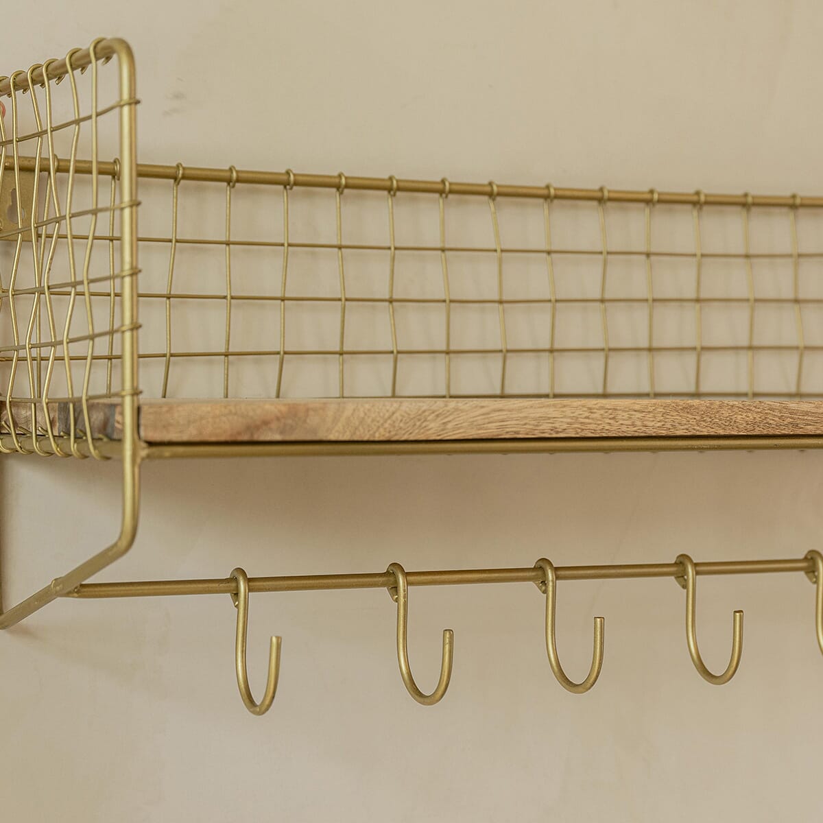 Estante de pared metálico 51x24