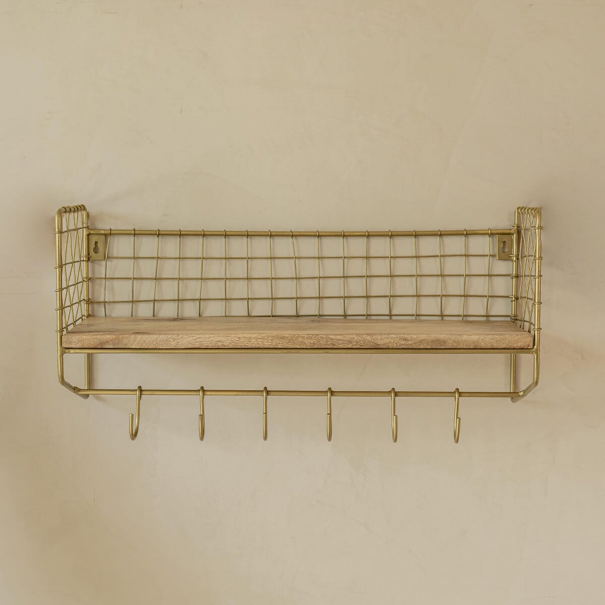 Estante de pared metálico 51x24