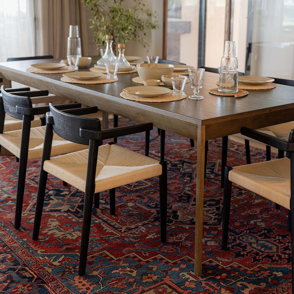 Mesa Ren roble oscuro L