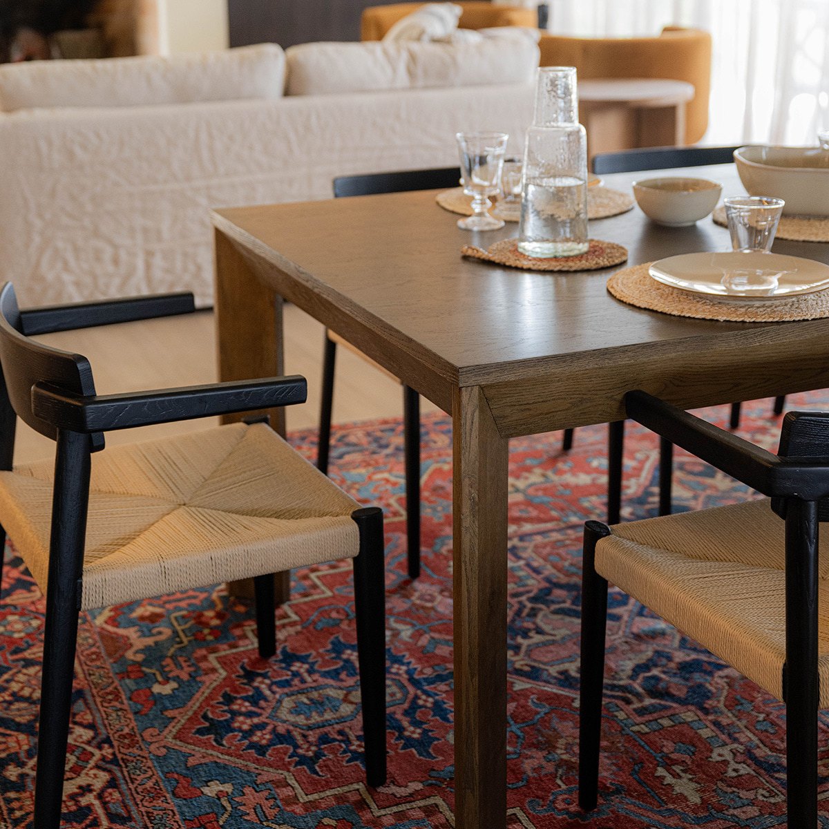 Mesa Ren roble oscuro L