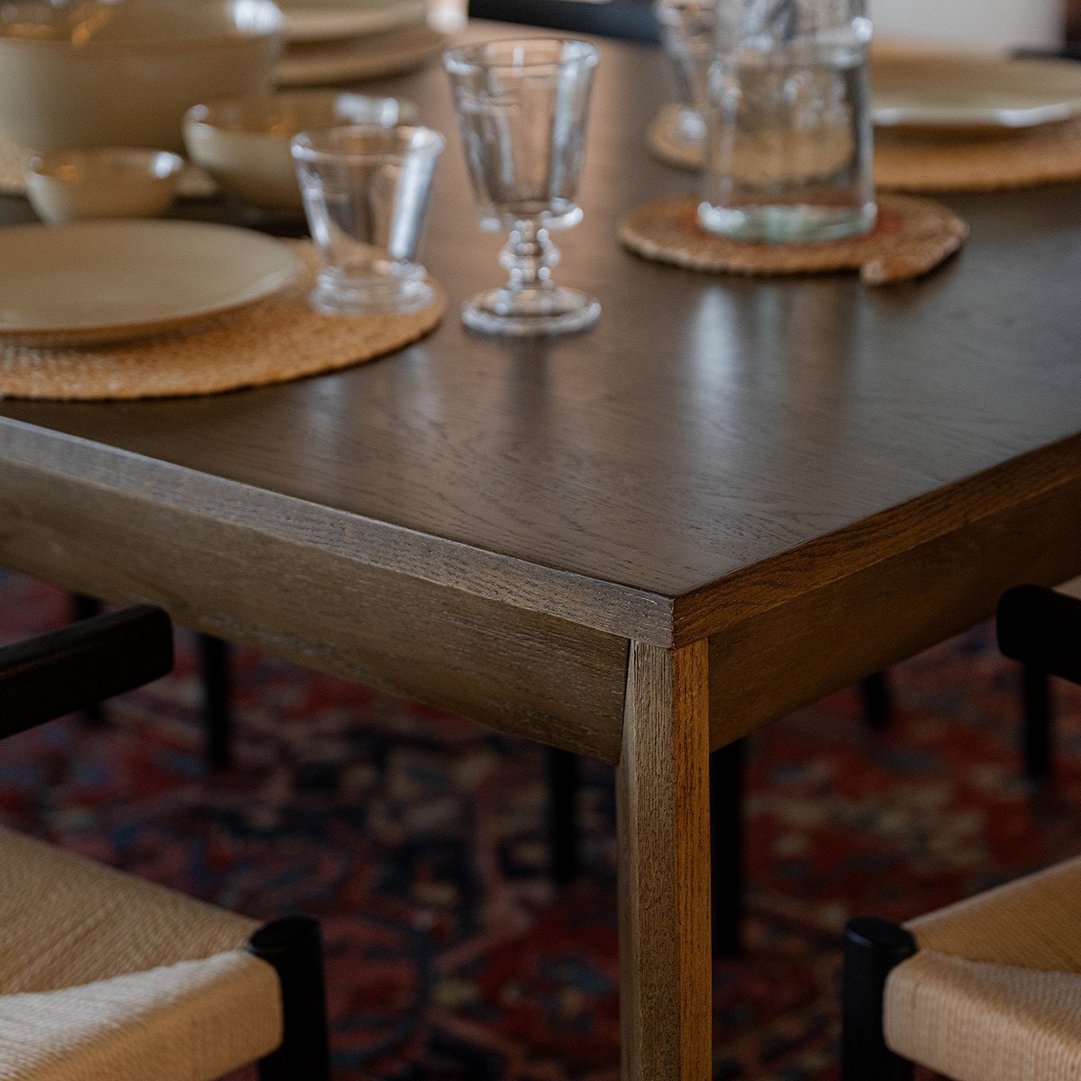 Mesa Ren roble oscuro L