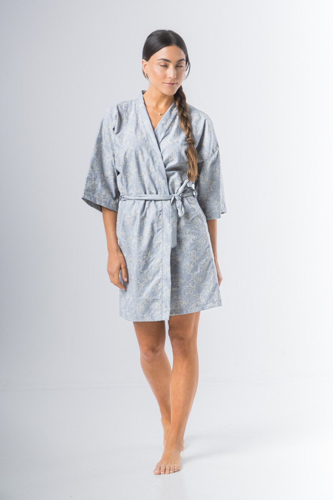 Bata kimono broderie