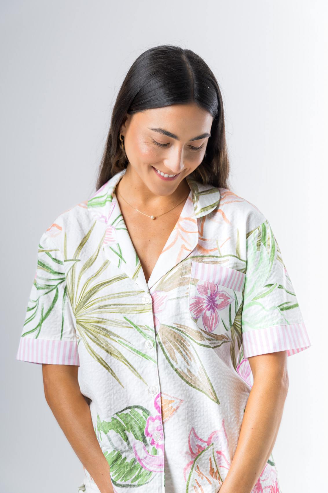 Pijama Reina algodón estampado