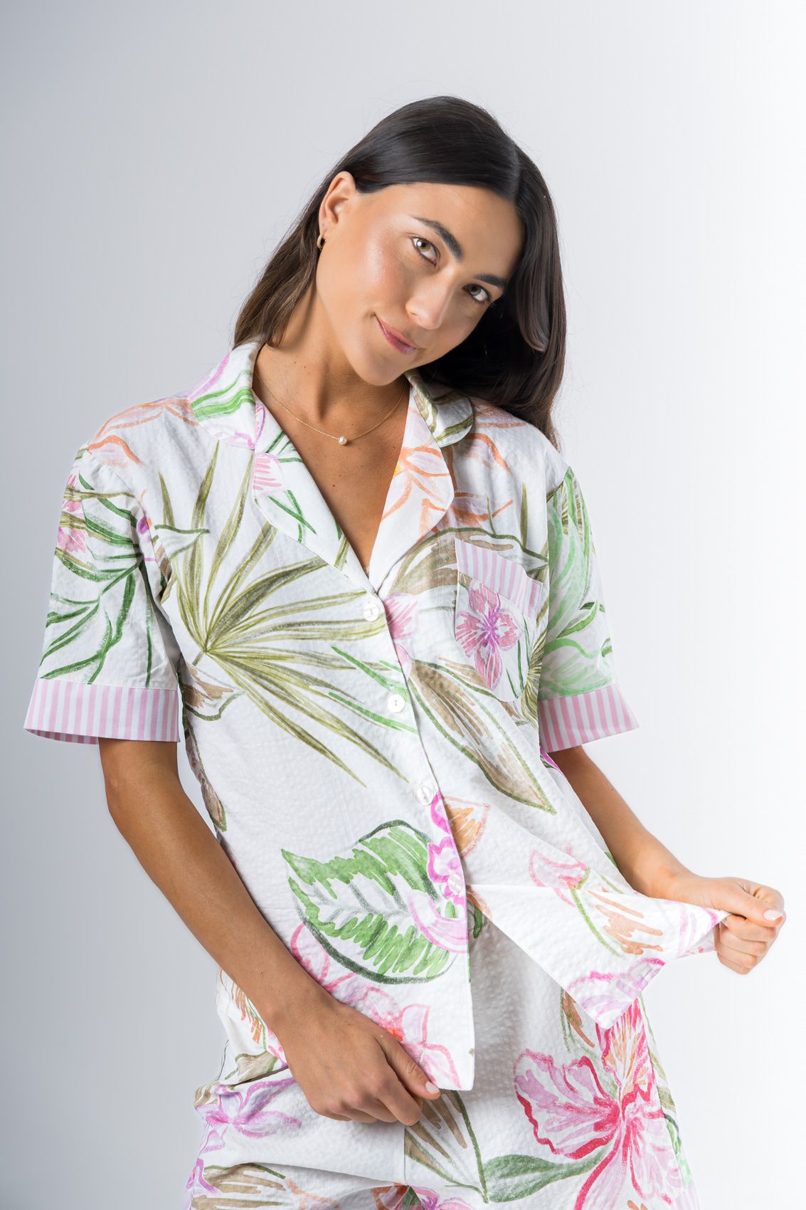 Pijama Reina algodón estampado