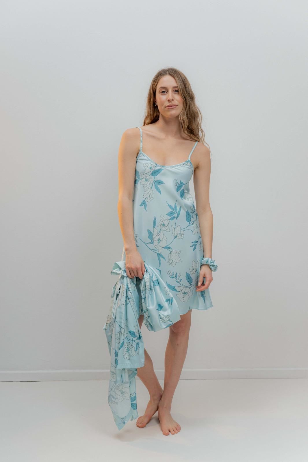 Camisón Milagros Seda Estampada