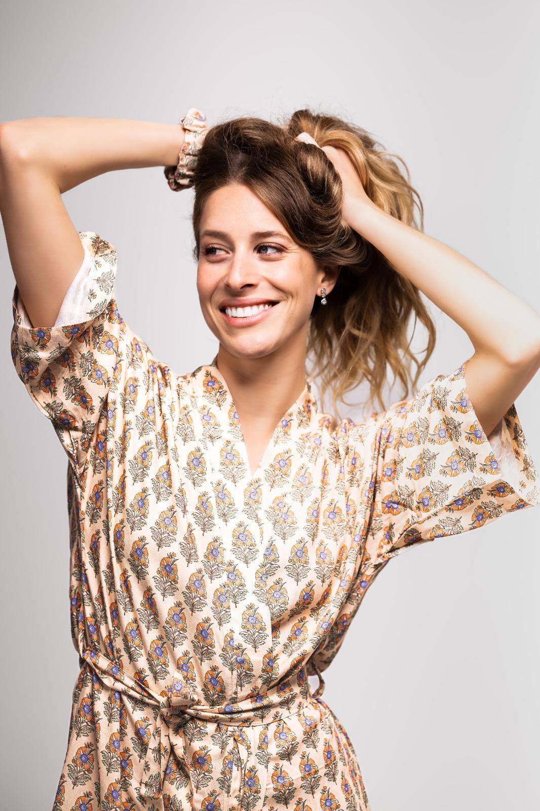 Bata Kimono Algodón Rap