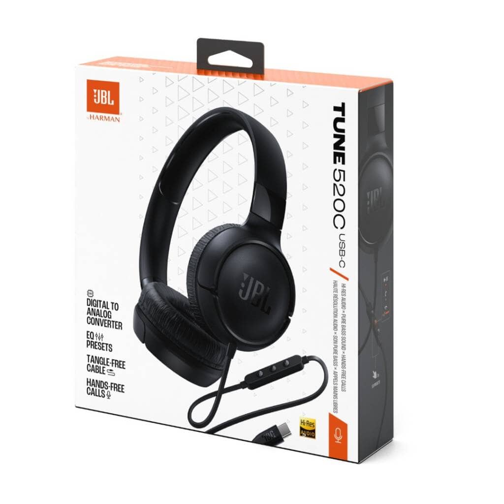 Auricular JBL Tune 520 USB-C