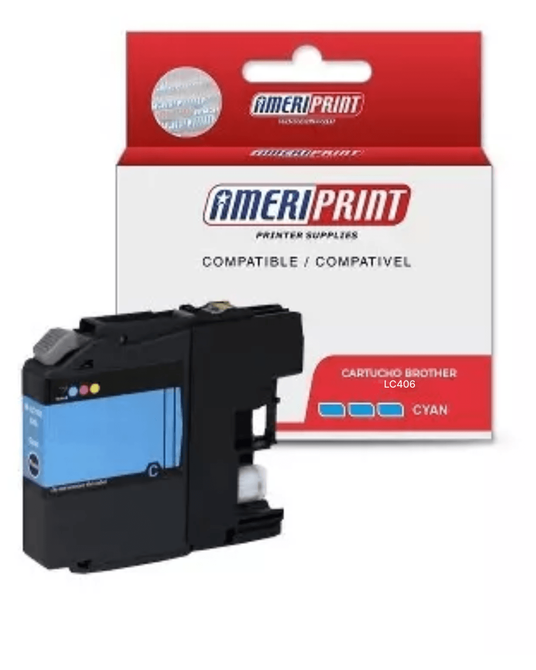 Cartucho Brother LC406 Cyan Ameriprint
