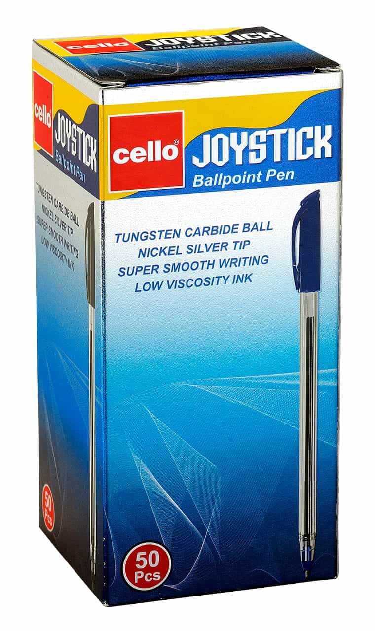 Bolígrafo Cello Joysctick Azul X50 unidades 