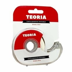 Cinta Invisible Teoría 18mm x 33m c/Dispensador