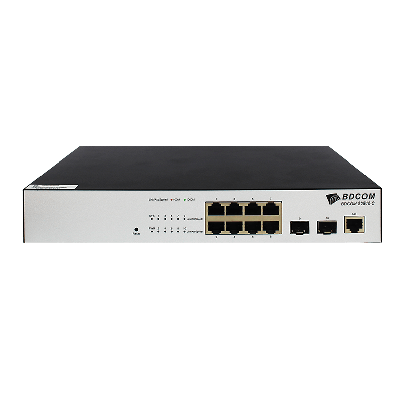Switch BDCOM L2 8*1G + 2*1G SFP