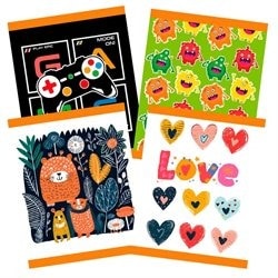 Cuaderno 96 hojas rayado. Teoria Engrampado.