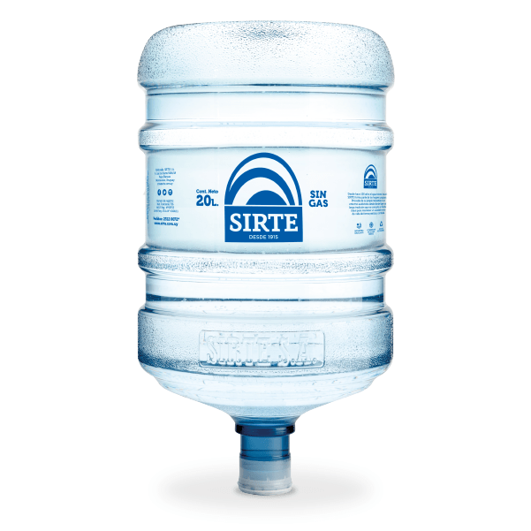 Agua Sirte sin gas bidón 20 Lts