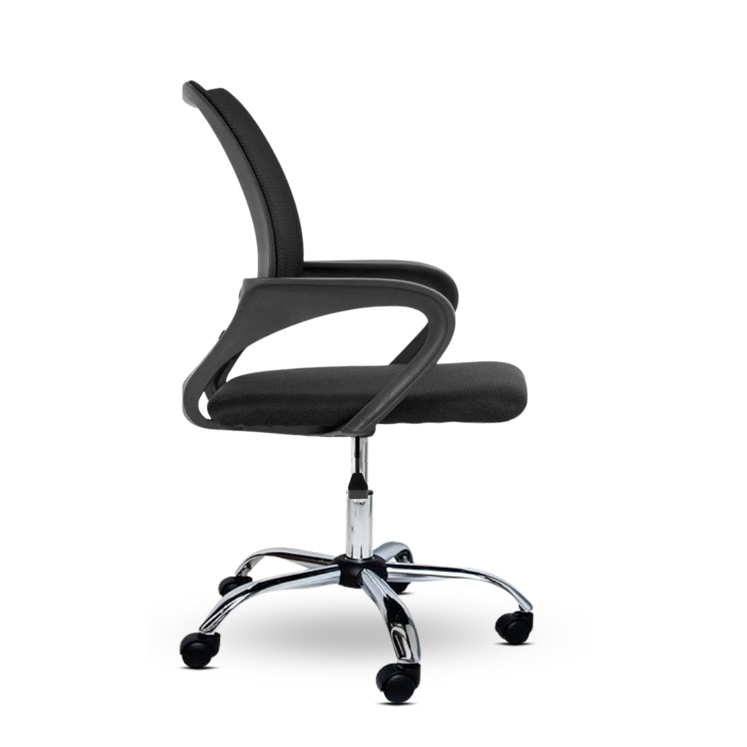 Silla de escritorio Di Parma Mesh negra 