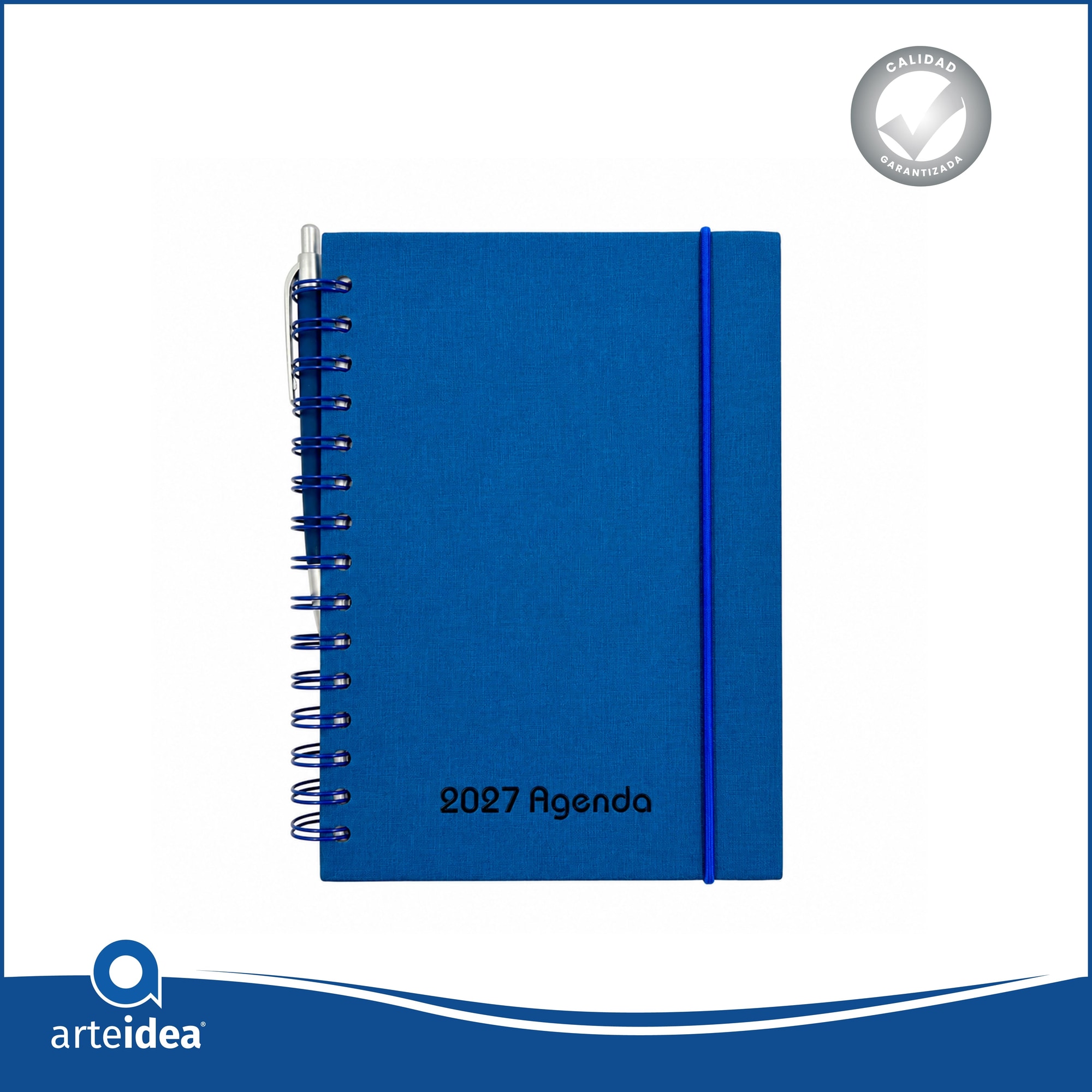 Agenda 2027 Espiral Azul A5 AG209