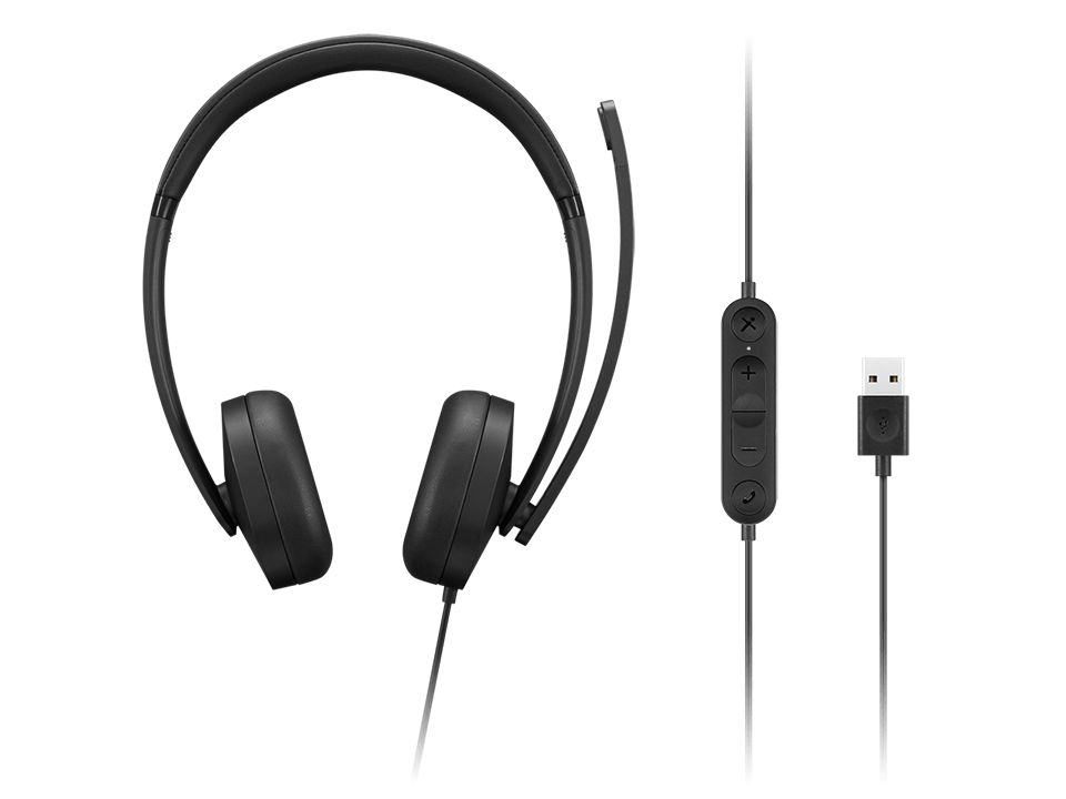 Auricular Vincha Con Micrófono USB Lenovo