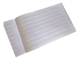 Cuaderno pentagramado Papiros 20 hojas 