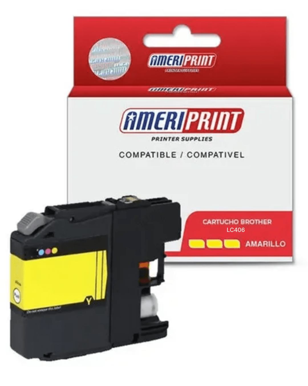 Cartucho Brother LC406 Amarillo Ameriprint