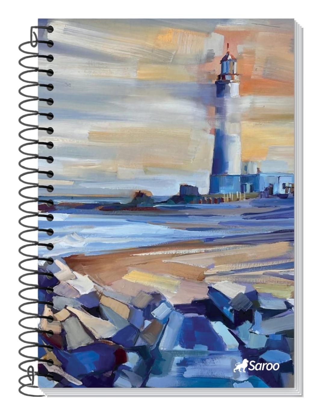 Cuaderno Super tapa dura 140MMX202MM 80HOJAS MERCEDES FUENTES