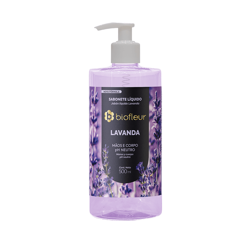Jabon Liquido Biofleur 500ml Lavanda