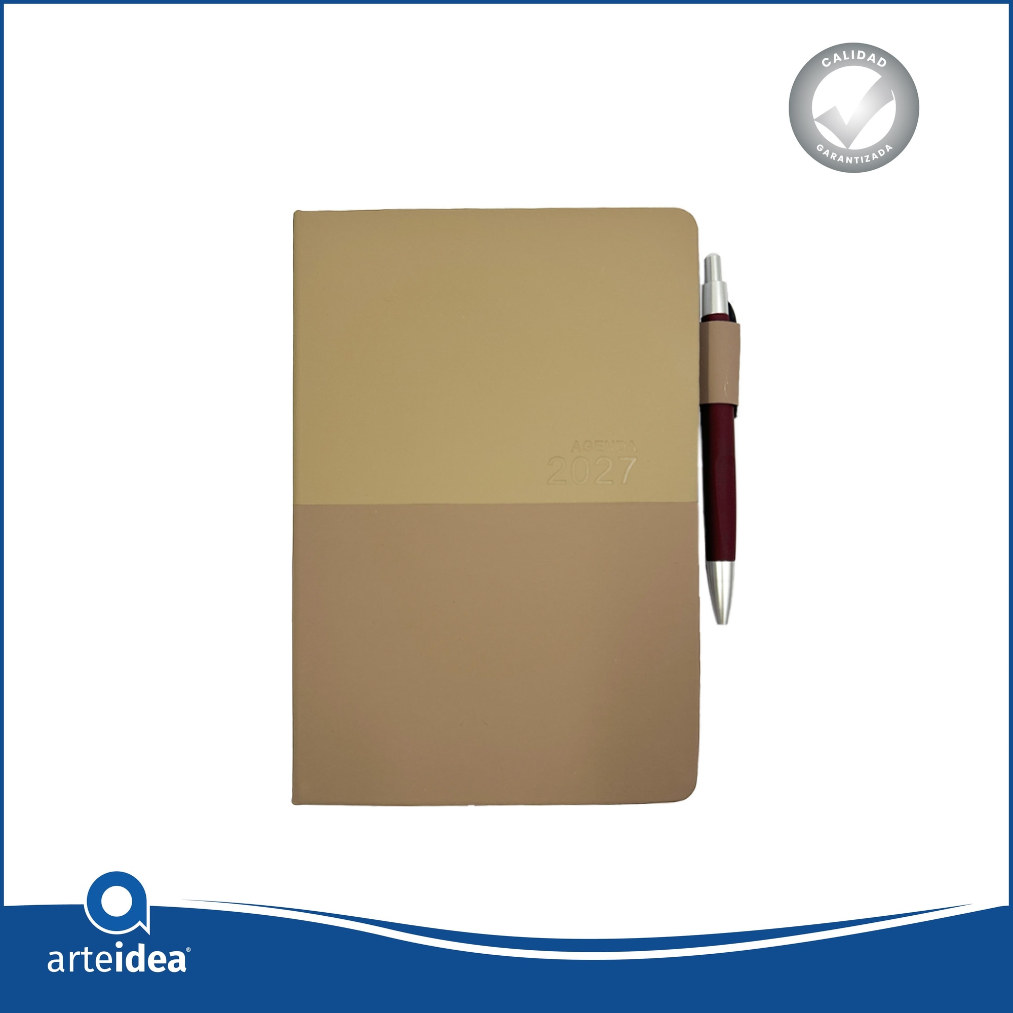  Agenda 2027 Bicolor Marrón A5 AG2601