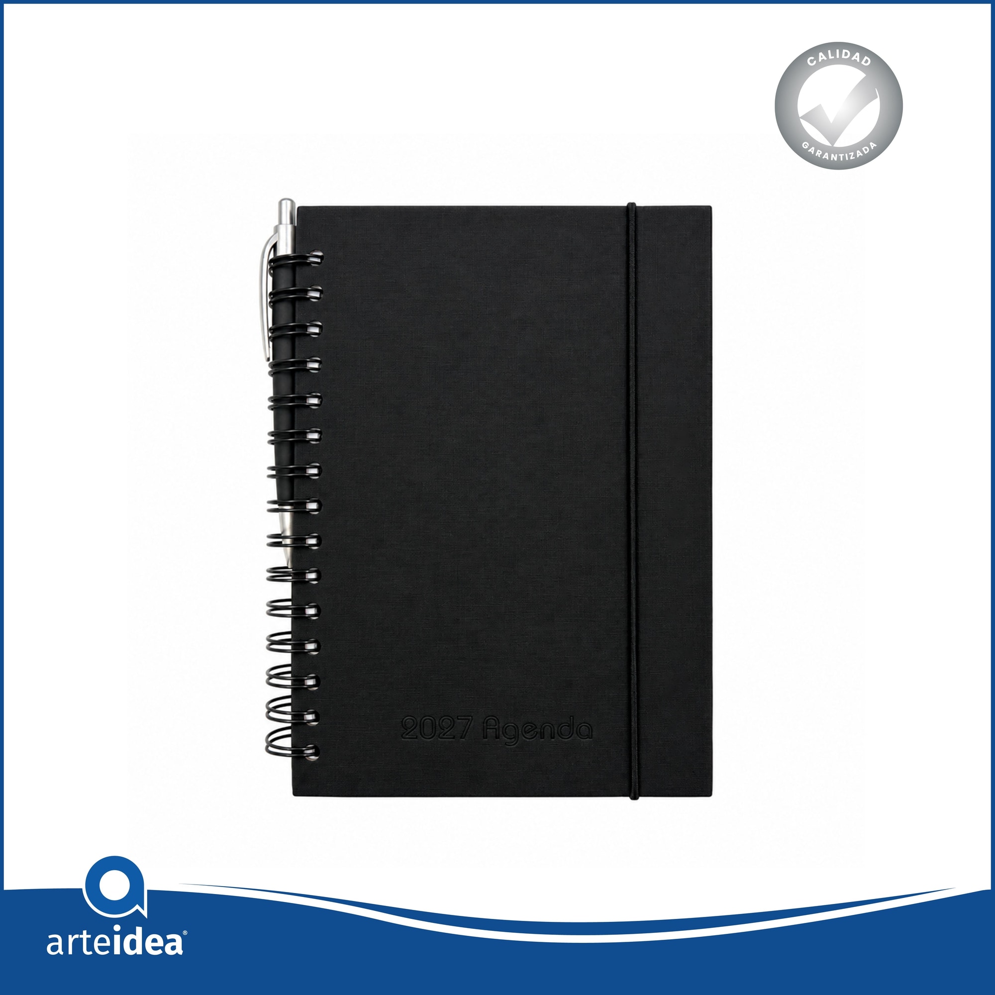 Agenda 2027 Espiral Negro A5 AG209
