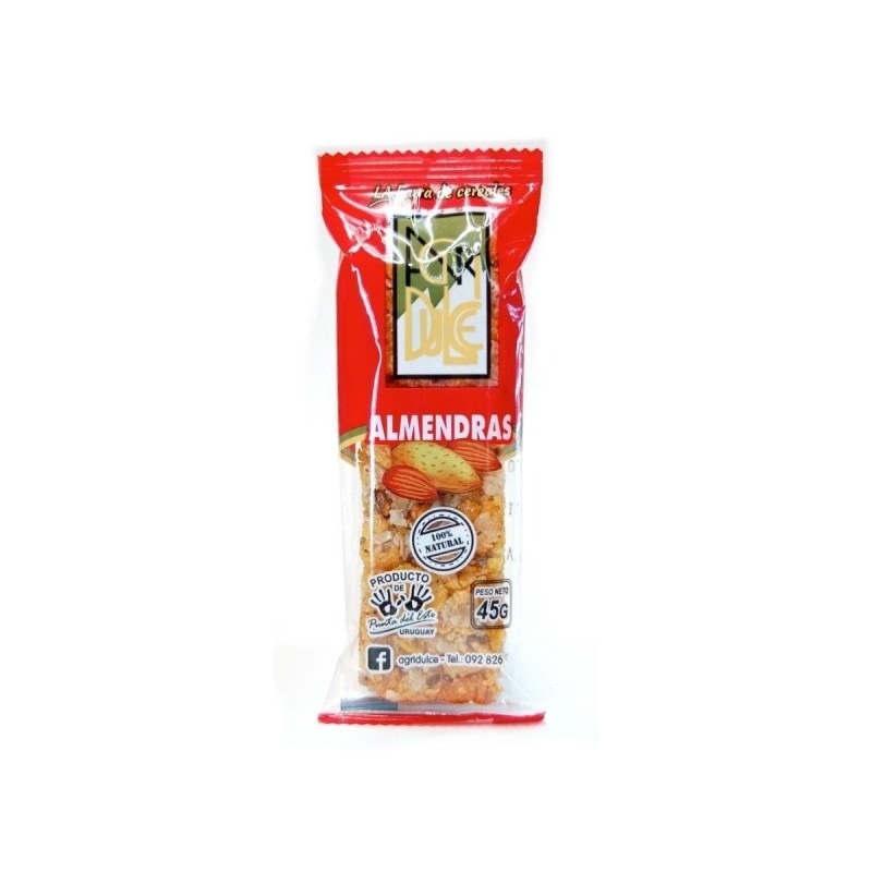 Barra de cereales almedras agridulce X 16 unidades