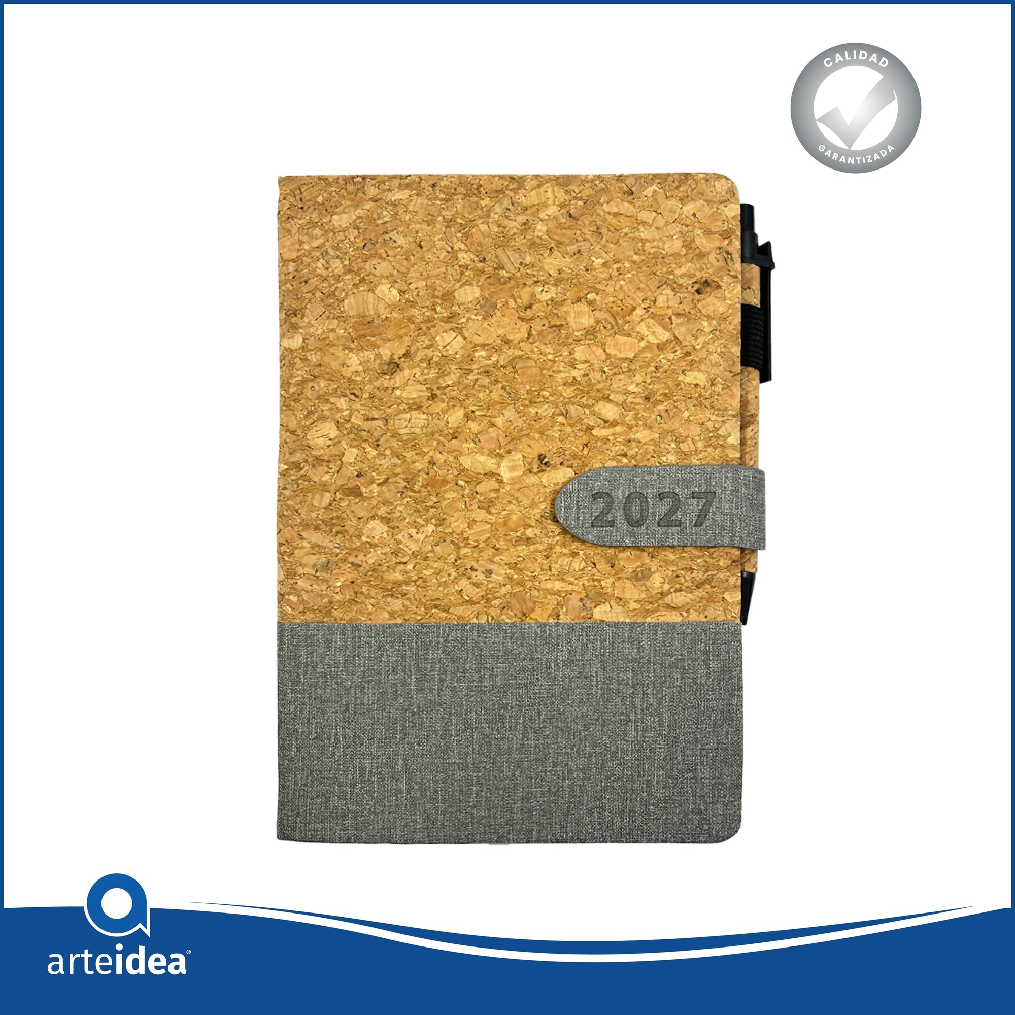 Agenda 2027 Corcho Gris A5 AG2606