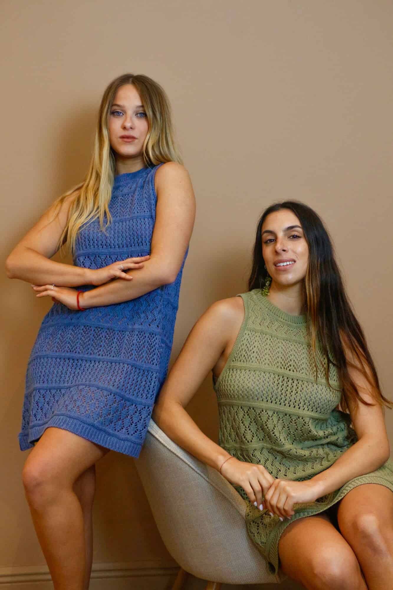 VESTIDO LOTO pistacho talle único