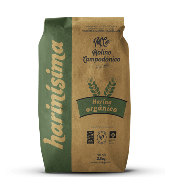 Harina 000 Orgánica Molino Campodónico 25kg