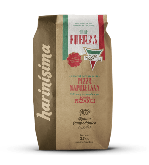 Harina 000 Fuerza Molino Campodónico 25kg